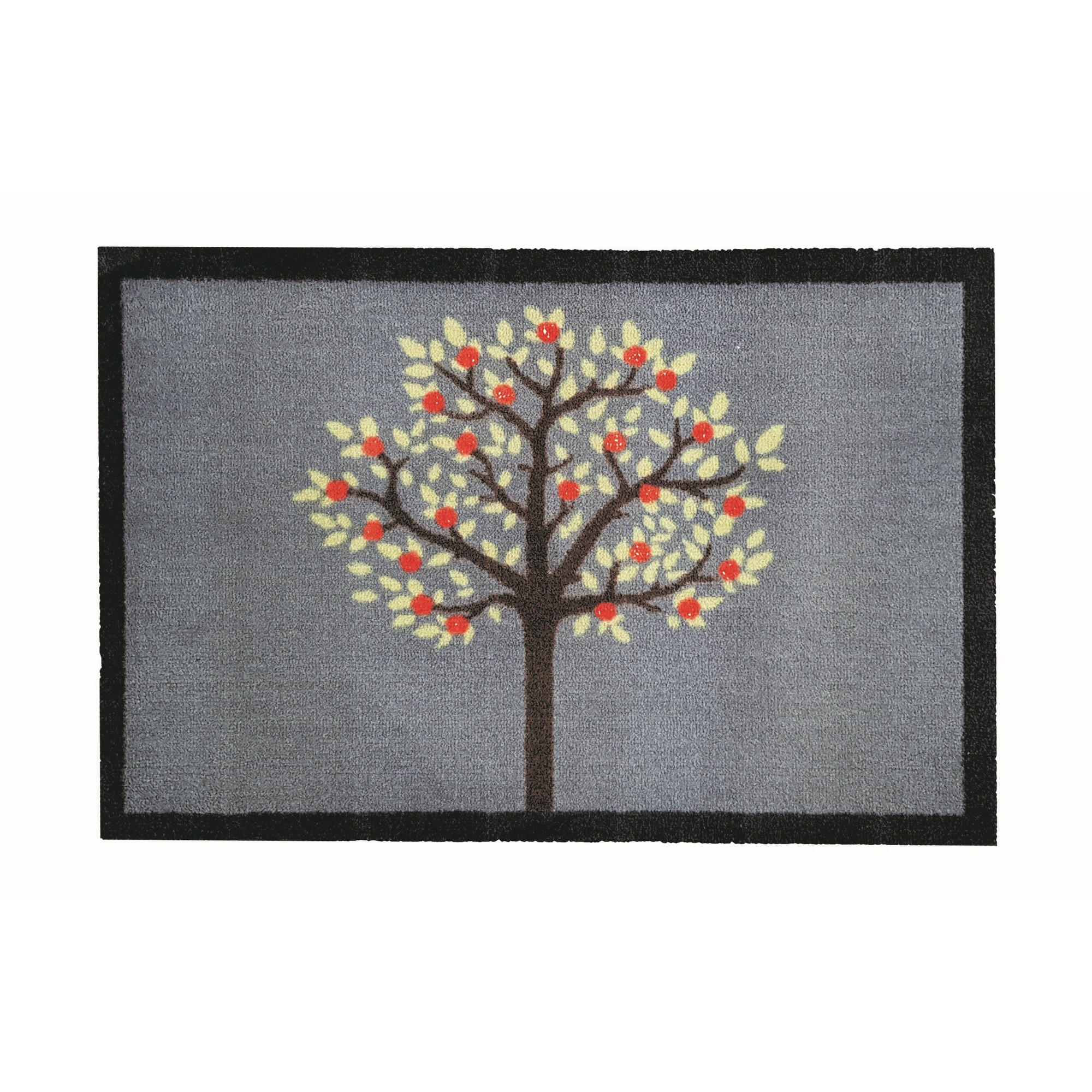 My Tree Washable Anti Slip Doormat In Grey